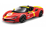 Bburago - RACE+PLAY, Ferrari SF90 STRADALE ASSETTO FIORANO, červená 1:18