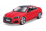 Bburago - Auta HOBBY, Audi RS 5 Coupé, červená, 1:24