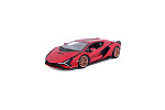 Bburago - Auta HOBBY, Lamborghini Sián FKP 37, červená metalíza, 1:24