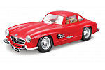 Bburago - Auta HOBBY, Mercedes-Benz 300 SL (1954), červená, 1:24