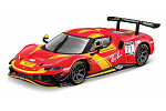 Bburago - RACING,  Ferrari 296 GT3 2023 v dekorativním boxu, 1:43