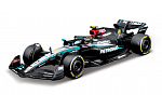Bburago - RACE Formule F1 v dekorativním boxu, Mercedes-AMG Petronas W15 (2024), #44 Hamilton, 1:43