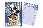 Rappa Sada párty 5 pozvánek + 5 obálek Mickey Mouse