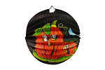 Rappa Lampion Halloween tmavý okrúhly - tekvica 25cm