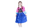 Rappa Detský kostým princezná zimné kráľovstvo - Anna (S)