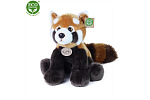 Rappa Plyšová panda červená stojaca 30 cm ECO-FRIENDLY