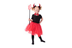 Rappa Detský kostým TUTU set čertice