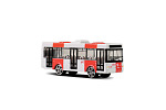 Rappa Kovový autobus PID Praha červený 8 cm