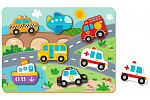 Rappa 2Kids Toys Vkládací puzzle Doprava