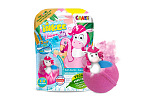 Amenity AB INKEE - Šumivá bomba do vane s prekvapením - Plážový jednorožec
