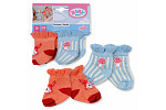 Zapf BABY born Ponožky pastelové (2 páry), 2 druhy, 43 cm