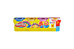 HASBRO - Play-Doh 4ks téglikov metalickej farby