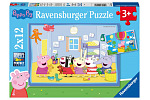 Ravensburger Prasiatko Peppa: Peppine dobrodružstvá 2x12 kusov