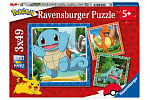 Ravensburger Uvoľnite Pokémona 3x49 kusov