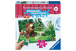 Ravensburger dětské puzzle Máša a Medvěd 12 plastových dílků II