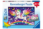 Ravensburger Jednorožec a Pegas 2x24 kusov