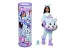 Mattel Barbie CUTIE REVEAL BARBIE A STAROSTLIVÍ MEDVÍDCI SÉRIE 2 - FIALOVÁ