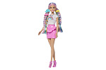 Mattel Barbie panenka duhové vlasy s třpytivým stylingem