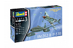 Revell Plastic Modelkit lietadla 03711 - Me262 & P-51B (1:72)