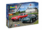 Revell Gift-Set autá 05667 - "100 Years Jaguar" (1:24)
