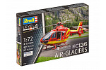 Revell Plastic ModelKit vrtuľník 04986 - EC 135 Air Glaciers (1:72)