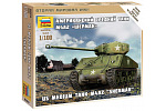Zvezda Wargames (WWII) tank 6263 - Sherman M-4 (1:100)