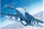 Italeri Model Kit lietadlo 0083 - F/A-18E SUPER HORNET (1:72)