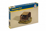 Italeri Model Kit budova 0417 - COMMAND POST (1:35)