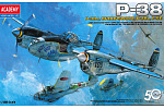 Academy Model Kit lietadlo 12282 - P-38 COMBINATION VERSION (1:48)