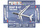 Academy Model Kit lietadlo 12618 - USAF B-47 (1:144)