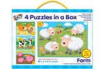 Galt 4 Puzzle v krabici - Farma