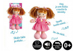 Teddies Panenka Anička hadrová plyš 20cm slovensky mluvící na kartě