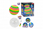 Teddies Kreativní sada Vytvoř si svůj míč svítící na baterie v krabici 15x17x7,5cm