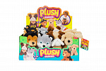 Teddies Pes/Pejsek štěně sedící plyš 15cm 4 barvy 12ks v boxu 2m+