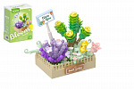 KOCO Stavebnice mini KOCO Květinové aranžmá sukulentů plast 232 dílků v krabičce 11x15x6cm