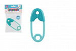 Teddies Hrkálka špendlík plast 12cm tyrkysová 12x19cm v sáčku 0m+