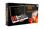 Teddies Poker sada 300ks + karty + kocky v hliníkovom kufríku v krabici 40x24x8cm