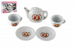 Teddies Čajová sada riadu porcelán v krabičke 18x11,5x3,5cm