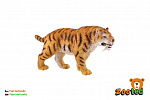 ZOOted Tiger šabľozubý zooted plast 13cm v sáčku