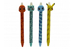 Tužka/pero gumovací Pokémon 15cm plast 6 barev