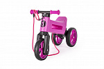 Funny Wheels Teddies Odrážadlo FUNNY WHEELS Rider SuperSport fialové 2v1+popruh, výš. sedlá 28/30cm nos 25kg 18m+ v sáčku