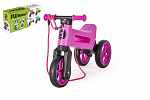 Funny Wheels Teddies Odrážadlo FUNNY WHEELS Rider SuperSport fialové 2v1+popruh, výš. sedadlo 28/30cm nosnosť 25kg 18m+ v krab.