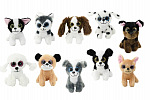 Teddies Pes plyšový 15cm so zvukom asst 12 druhov 0m+