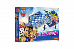 Trefl Dáma a Mlyn Tlapková patrola / Paw Patrol spoločenská hra v krabici 29x19x4 cm