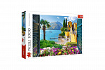 Trefl Puzzle Výhled na jezero Como 1000 dílků 68,3x48cm v krabici 40x27x6cm