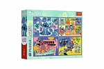 Trefl Puzzle 4v1 Úžasný Stitch 4x250 dielikov 33,9x23,9cm v krabici 34x26x6cm