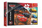 Trefl Puzzle Disney Cars 3/McQueen s priateľmi 33x22cm 60 dielikov v krabici 21x14x4cm