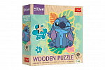 Trefl Puzzle drevené nepravidelné tvary Lilo a Stitch 50 dielikov 19,8x25,8cm v krabici 20x20x6cm