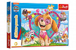 Trefl Puzzle Paw Patrol/Labková patrola trblietavé 100 dielikov 48x34cm v krabici 33x23x4cm