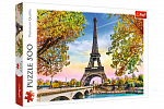 Trefl Puzzle Romantická Paríž 500 dielikov 48x34cm v krabici 40x26,5x4,5cm